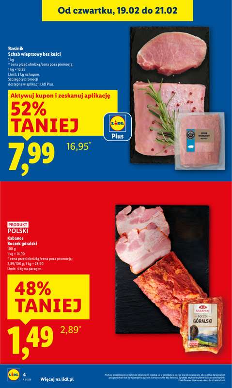 Lidl - gazetka promocyjna Oferta od czwartku od czwartku 19.02 do soboty 21.02 - strona 4