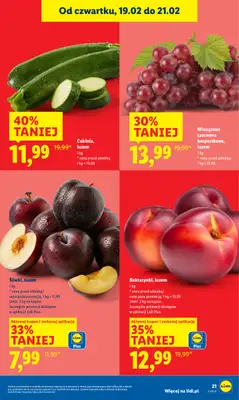 Lidl - gazetka promocyjna Oferta od czwartku od czwartku 19.02 do soboty 21.02 - strona 21