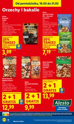 Lidl - gazetka promocyjna Oferta od czwartku od czwartku 19.02 do soboty 21.02 - strona 40