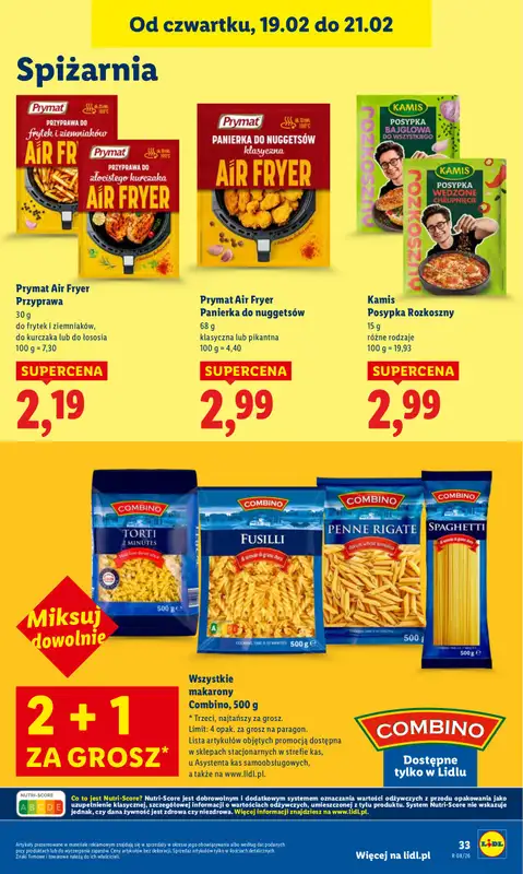 Lidl - gazetka promocyjna Oferta od czwartku od czwartku 19.02 do soboty 21.02 - strona 33
