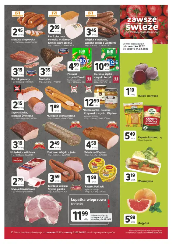 Marketvita - gazetka promocyjna Gazetka  do soboty 21.02 - strona 2