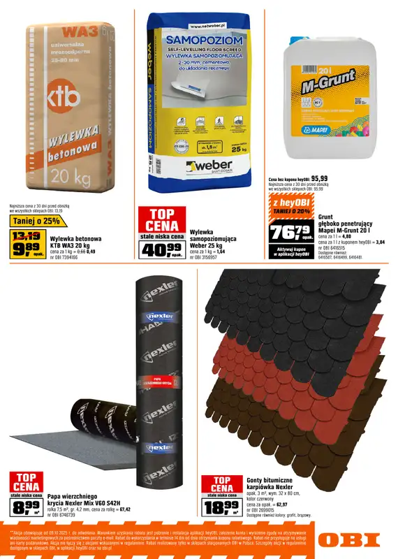 OBI - gazetka promocyjna Gazetka od środy 18.02 do wtorku 10.03 - strona 3
