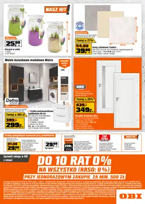 OBI - gazetka promocyjna Gazetka od środy 18.02 do wtorku 10.03 - strona 16