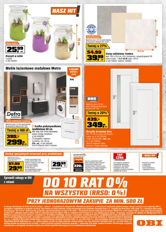 OBI - gazetka promocyjna Gazetka od środy 18.02 do wtorku 10.03 - strona 16