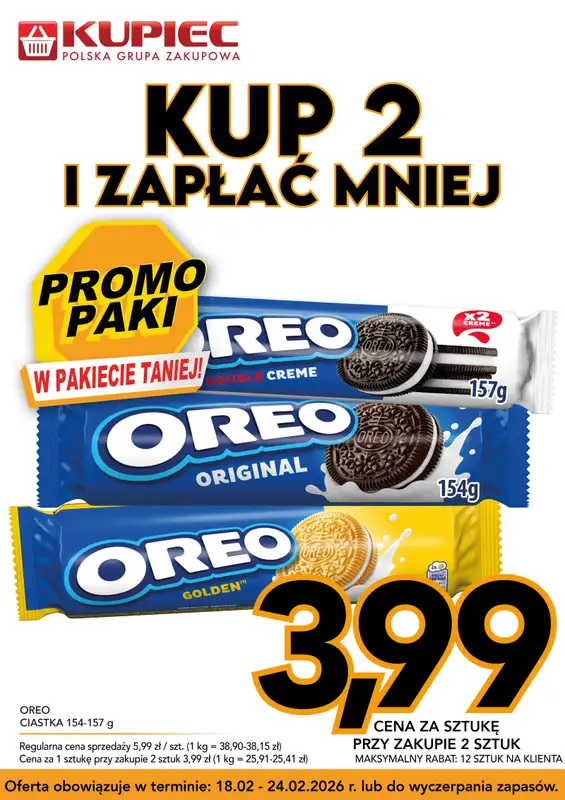 Kupiec - gazetka promocyjna Promopaki od środy 18.02 do wtorku 24.02 - strona 9