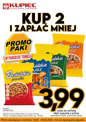 Kupiec - gazetka promocyjna Promopaki od środy 18.02 do wtorku 24.02 - strona 2