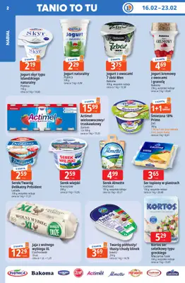 Leclerc - gazetka promocyjna Oferta E.Leclerc I Tanio to tu! od środy 18.02 do poniedziałku 23.02 - strona 2