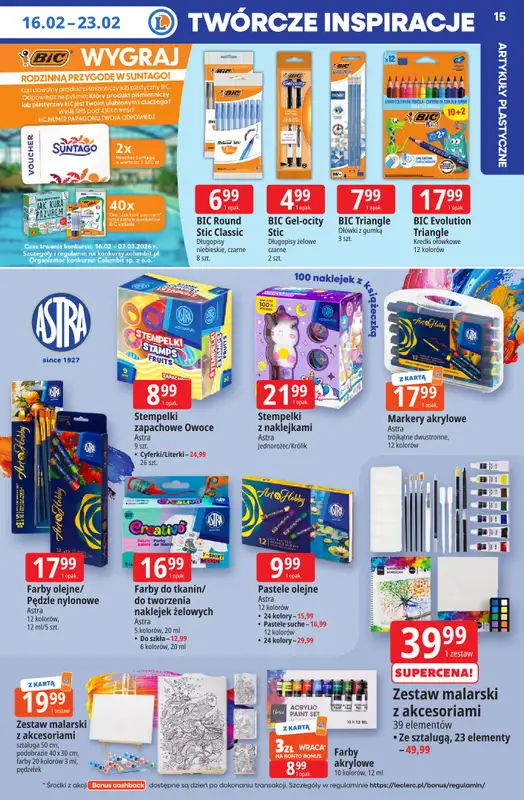 Leclerc - gazetka promocyjna Oferta E.Leclerc I Tanio to tu! od środy 18.02 do poniedziałku 23.02 - strona 15