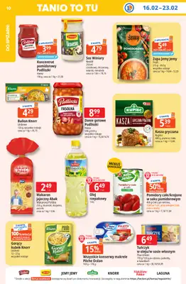 Leclerc - gazetka promocyjna Oferta E.Leclerc I Tanio to tu! od środy 18.02 do poniedziałku 23.02 - strona 10
