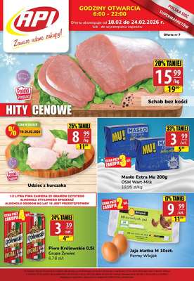 API Market - gazetka promocyjna Gazetka od środy 18.02 do wtorku 24.02
