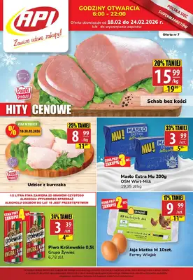 API Market - gazetka promocyjna Gazetka od środy 18.02 do wtorku 24.02