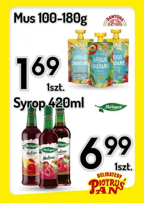Delikatesy Piotruś Pan - gazetka promocyjna Plakaty promocyjne od środy 18.02 do środy 25.02