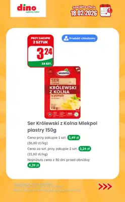 Dino - gazetka promocyjna Specjalna oferta na 18.02.2026 - promocje spoza gazetki od środy 18.02 do środy 18.02 - strona 6