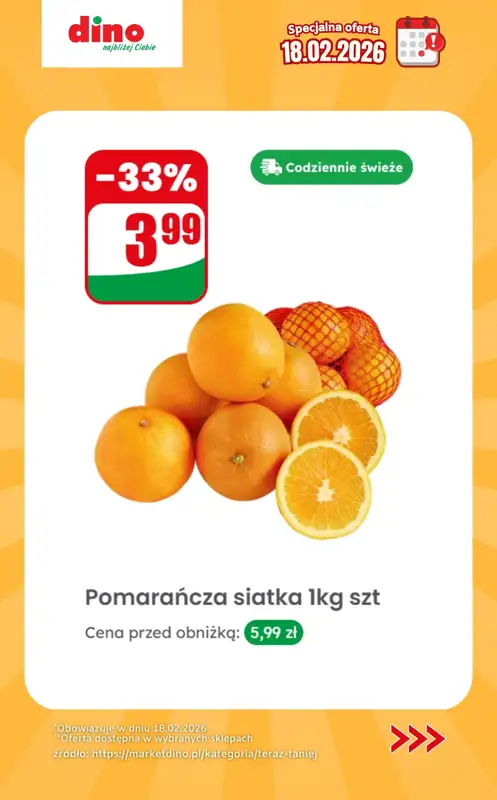 Dino - gazetka promocyjna Specjalna oferta na 18.02.2026 - promocje spoza gazetki   - strona 2