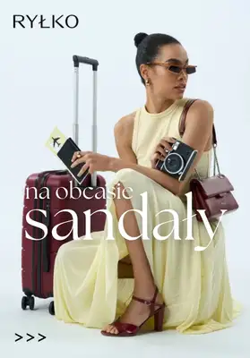 Ryłko - gazetka promocyjna Sandał na obcasie od środy 18.02 
