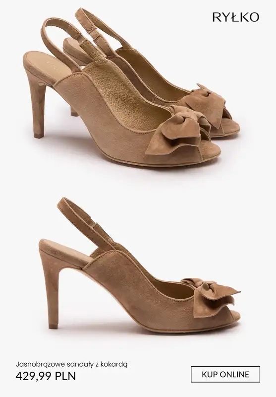 Ryłko - gazetka promocyjna Sandał na obcasie od środy 18.02  - strona 4