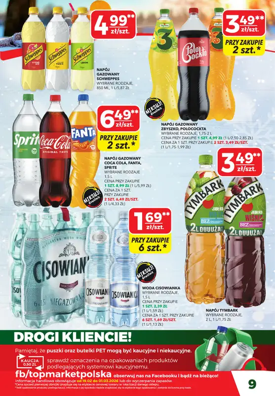Top Market - gazetka promocyjna Gazetka od czwartku 19.02 do niedzieli 01.03 - strona 9