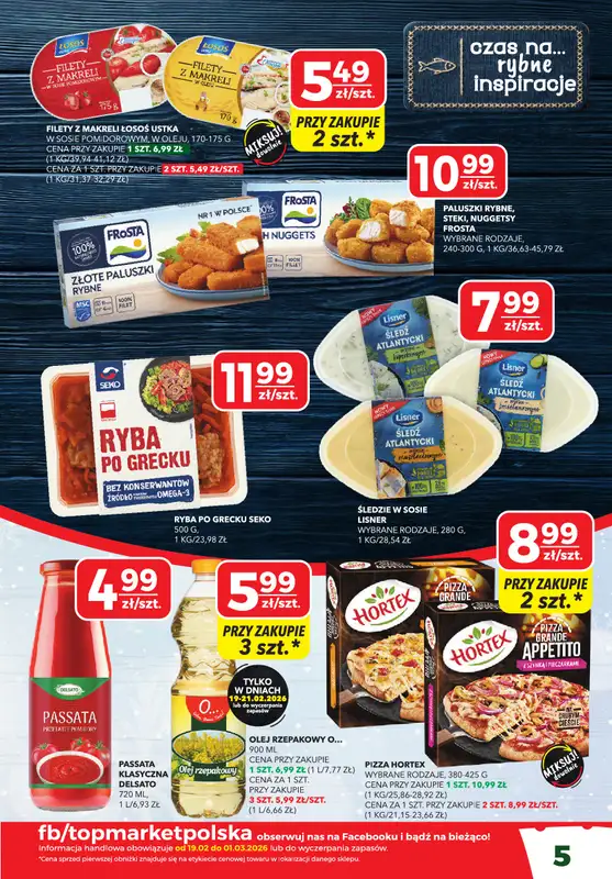 Top Market - gazetka promocyjna Gazetka od czwartku 19.02 do niedzieli 01.03 - strona 5