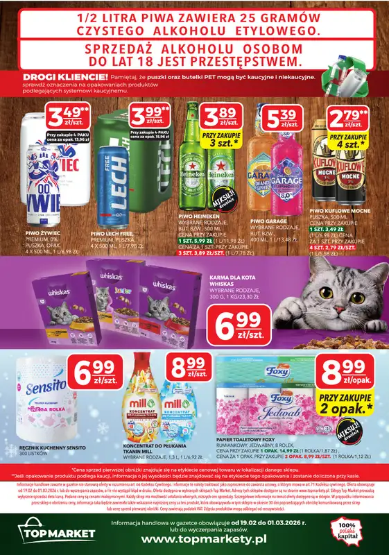 Top Market - gazetka promocyjna Gazetka od czwartku 19.02 do niedzieli 01.03 - strona 4