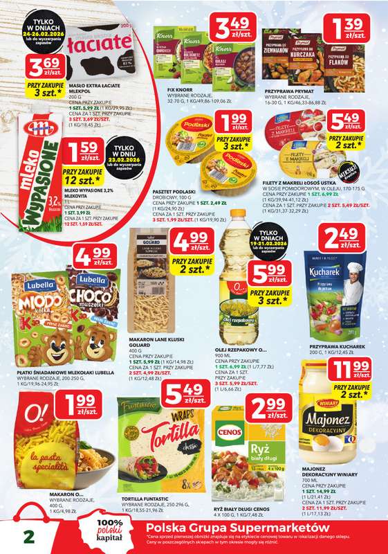 Top Market - gazetka promocyjna Gazetka od czwartku 19.02 do niedzieli 01.03 - strona 2