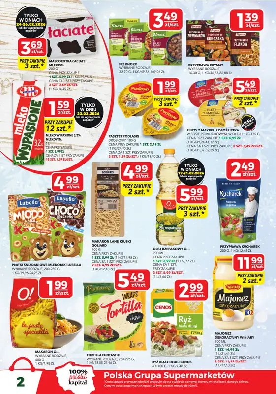 Top Market - gazetka promocyjna Gazetka od czwartku 19.02 do niedzieli 01.03 - strona 2