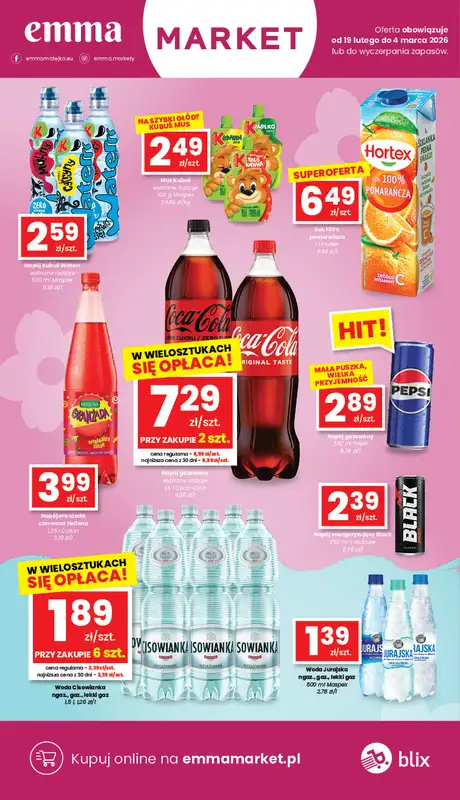 emma MARKET - gazetka promocyjna Gazetka od czwartku 19.02 do środy 04.03 - strona 16