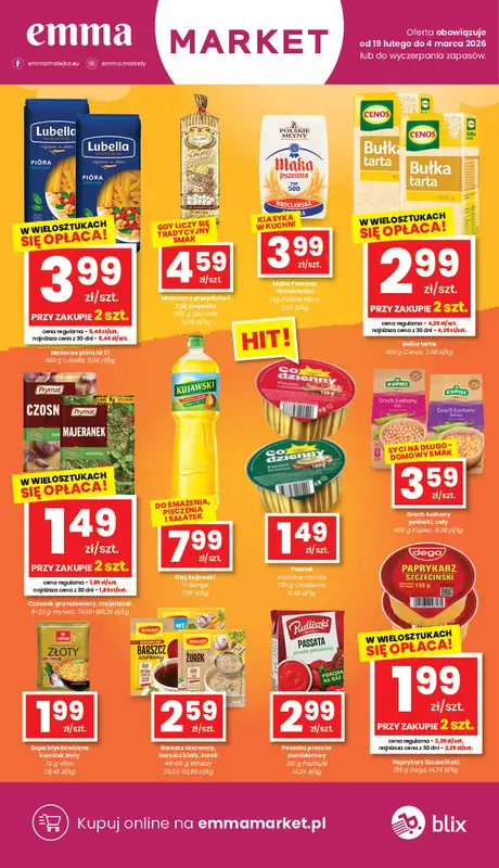 emma MARKET - gazetka promocyjna Gazetka od czwartku 19.02 do środy 04.03 - strona 11