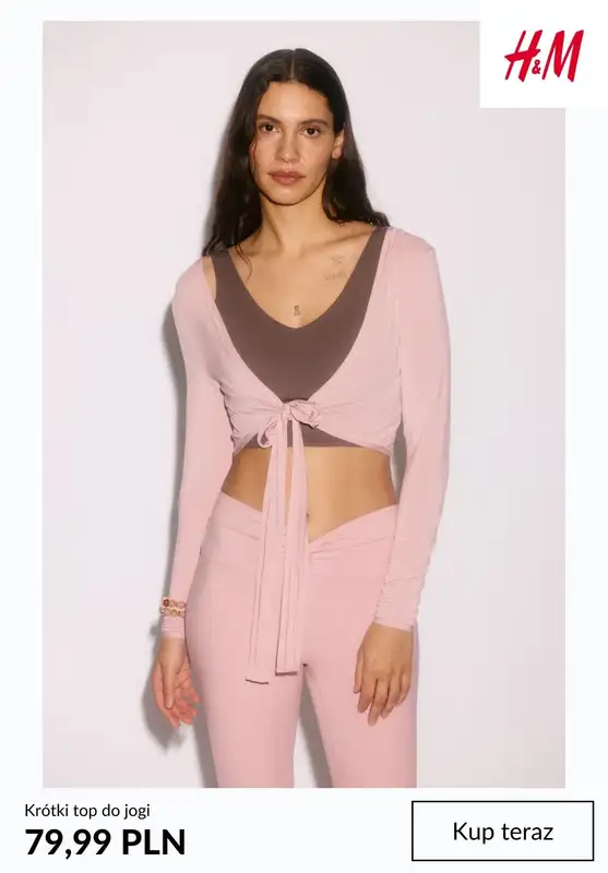 H&M - gazetka promocyjna Damska odzież sportowa od środy 18.02  - strona 4