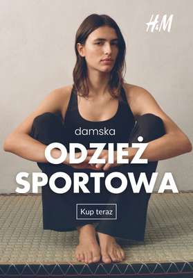 H&M - gazetka promocyjna Damska odzież sportowa od środy 18.02 