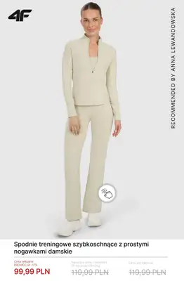 4F - gazetka promocyjna Damska odzież treningowa do -50% od środy 18.02  - strona 7