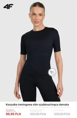 4F - gazetka promocyjna Damska odzież treningowa do -50% od środy 18.02  - strona 5