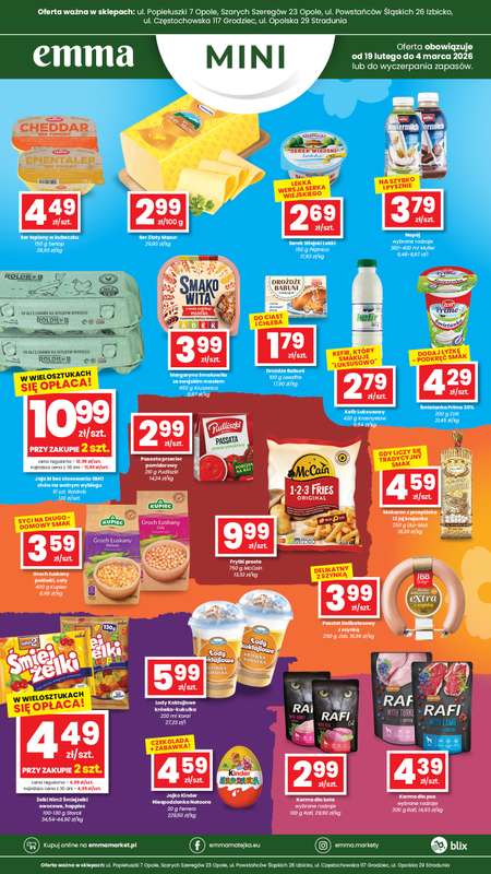 emma MARKET - gazetka promocyjna Plakaty promocyjne Emma Mini od czwartku 19.02 do środy 04.03 - strona 2