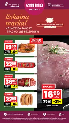 emma MARKET - gazetka promocyjna Plakat promocyjny od czwartku 19.02 do środy 25.02