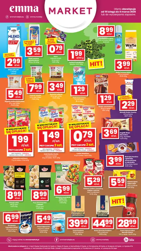 emma MARKET - gazetka promocyjna Plakaty promocyjne od czwartku 19.02 do środy 04.03 - strona 3