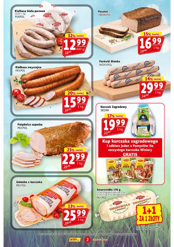 Prim Market - gazetka promocyjna Gazetka od czwartku 19.02 do środy 25.02 - strona 2