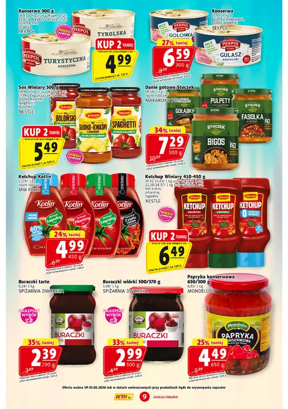 Prim Market - gazetka promocyjna Gazetka od czwartku 19.02 do środy 25.02 - strona 9