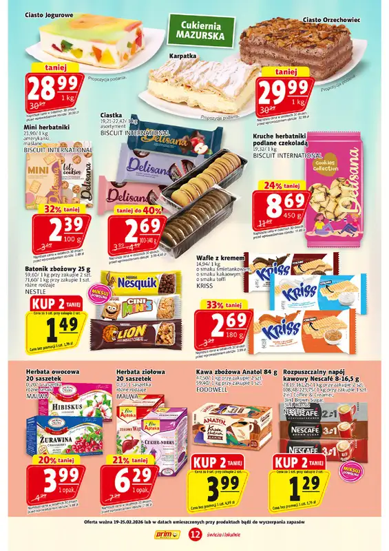Prim Market - gazetka promocyjna Gazetka od czwartku 19.02 do środy 25.02 - strona 12