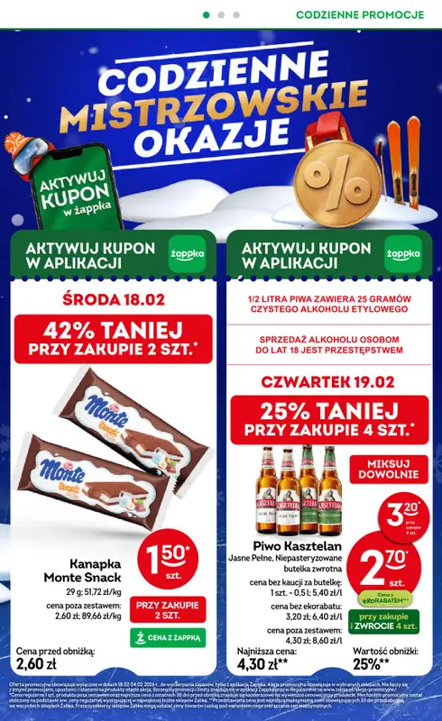 Żabka - gazetka promocyjna Gazetka od środy 11.02 do wtorku 24.02 - strona 2