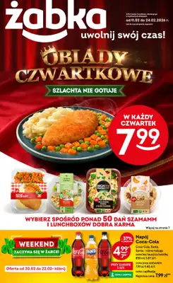 Żabka - gazetka promocyjna Gazetka od środy 11.02 do wtorku 24.02