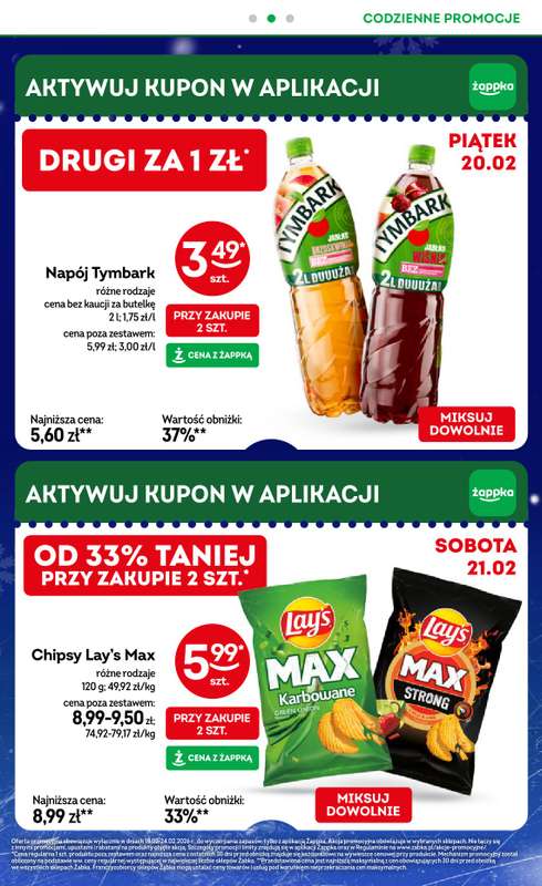 Żabka - gazetka promocyjna Gazetka od środy 11.02 do wtorku 24.02 - strona 3