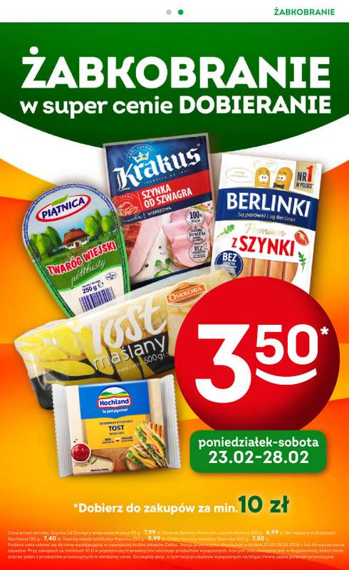 Żabka - gazetka promocyjna Gazetka Spożywcza od środy 11.02 do wtorku 24.02 - strona 3