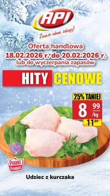 API Market - gazetka promocyjna Plakat promocyjny od środy 18.02 do piątku 20.02