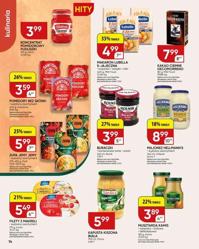 Chata Polska - gazetka promocyjna Gazetka  do niedzieli 08.03 - strona 14