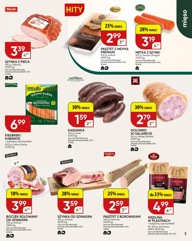 Chata Polska - gazetka promocyjna Gazetka  do niedzieli 08.03 - strona 3