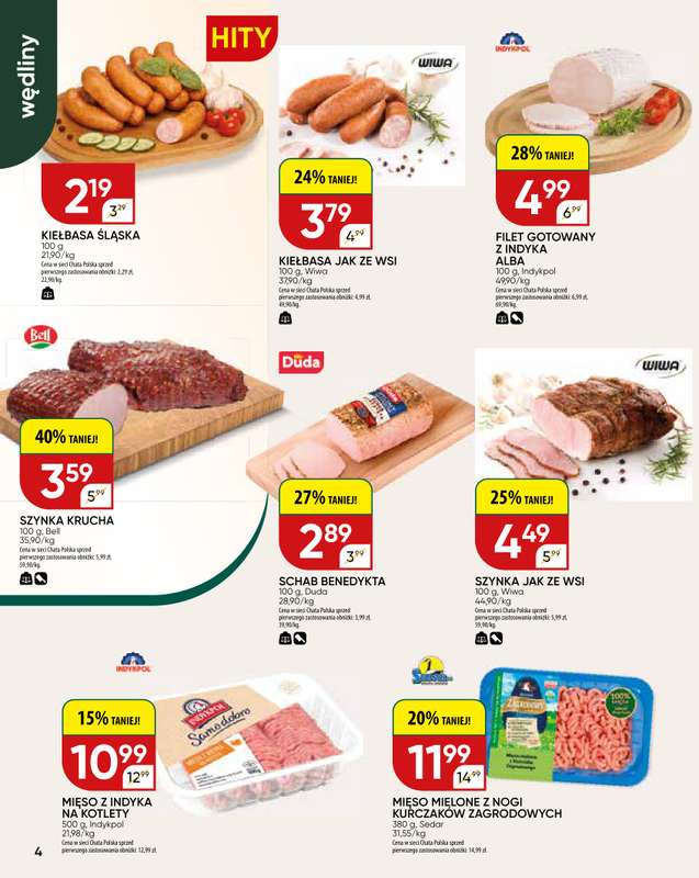 Chata Polska - gazetka promocyjna Gazetka  do niedzieli 08.03 - strona 4