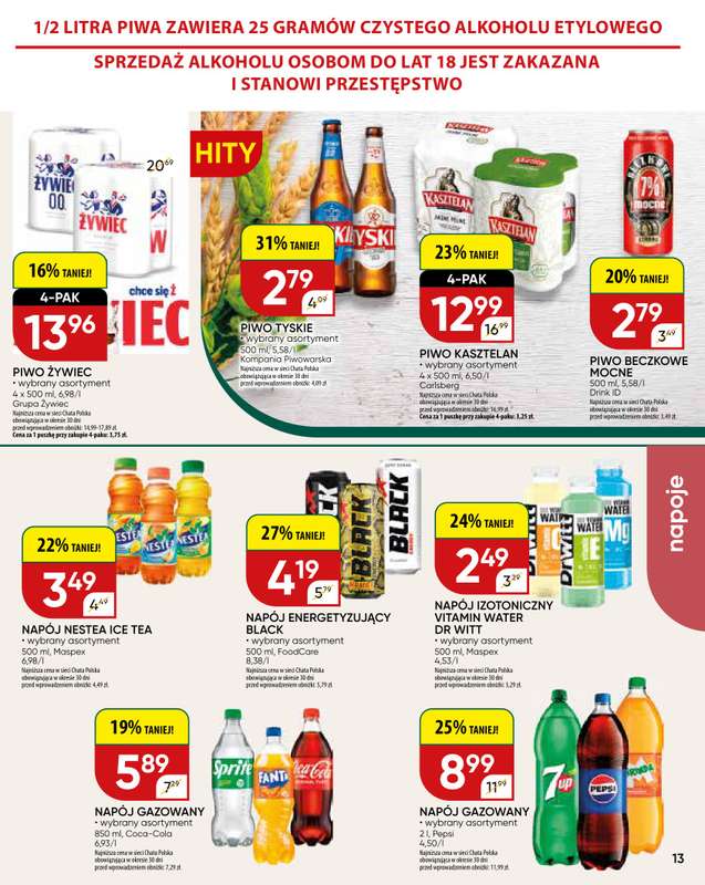 Chata Polska - gazetka promocyjna Gazetka  do niedzieli 08.03 - strona 13