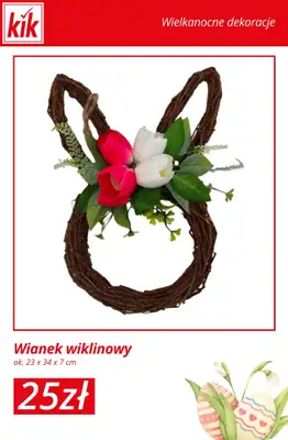 KiK - gazetka promocyjna Wielkanocne dekoracje w atrakcyjnych cenach! od środy 18.02  - strona 12