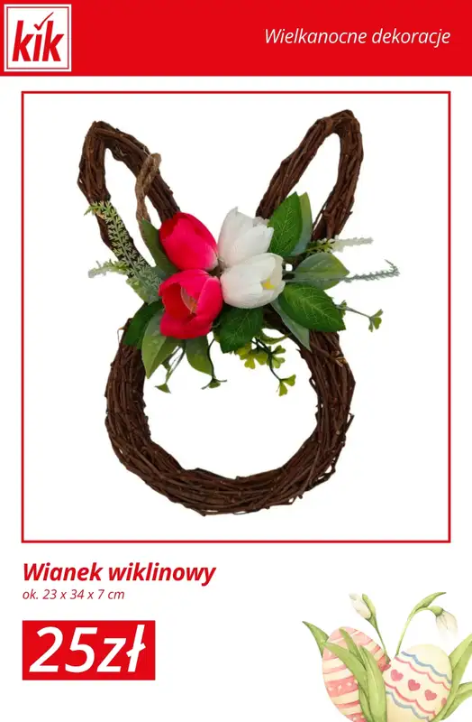 KiK - gazetka promocyjna Wielkanocne dekoracje w atrakcyjnych cenach! od środy 18.02  - strona 12