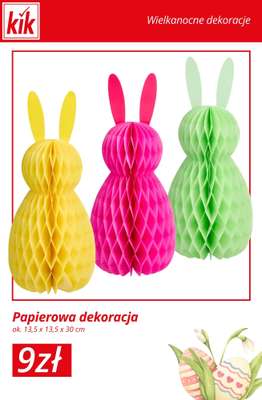KiK - gazetka promocyjna Wielkanocne dekoracje w atrakcyjnych cenach! od środy 18.02  - strona 9