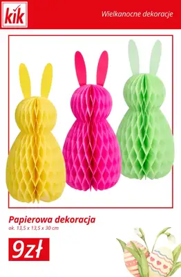 KiK - gazetka promocyjna Wielkanocne dekoracje w atrakcyjnych cenach! od środy 18.02  - strona 9